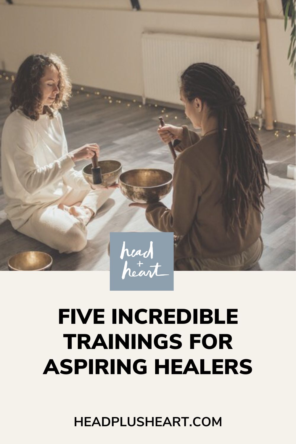 Five incredible trainings for aspiring healers. Including breathwork facilitator training, healing arts training, reiki training, ayurvedic training, and meditation teacher training.